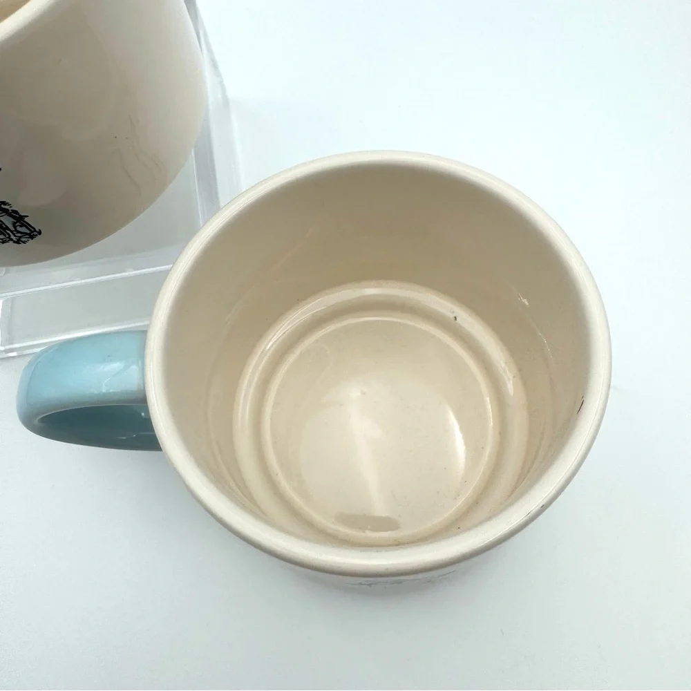 Rae Dunn Wizard of Oz Mugs Set of 2 | Heart Kansas | Dorothy & Tin Man | HTF - Picture 4 of 12